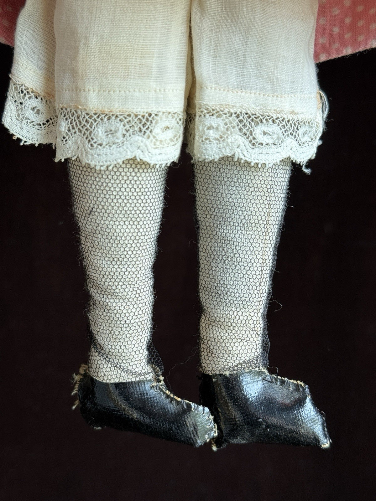 Vintage American 13” Handmade Folk Cloth Rag Doll