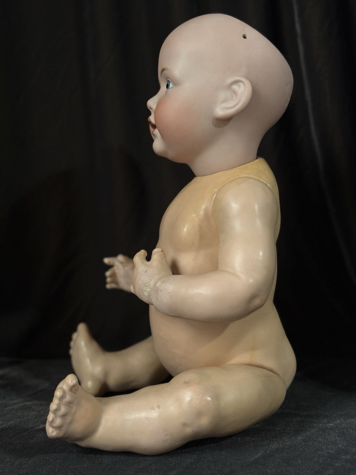 Antique German 20” Hilda JDK Kestner 245 Bisque Head Composition Body Baby Doll
