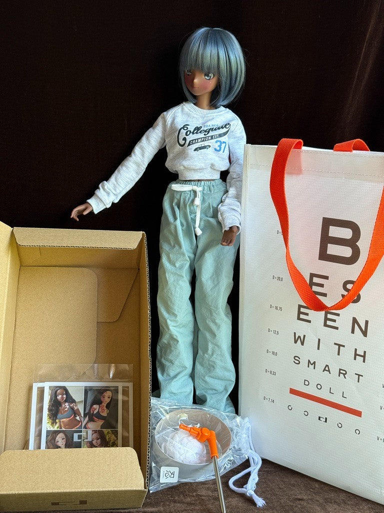 Smart Doll CURIOSITY COFFEE BJD Anime Style Doll by Danny Choo Box Accessories