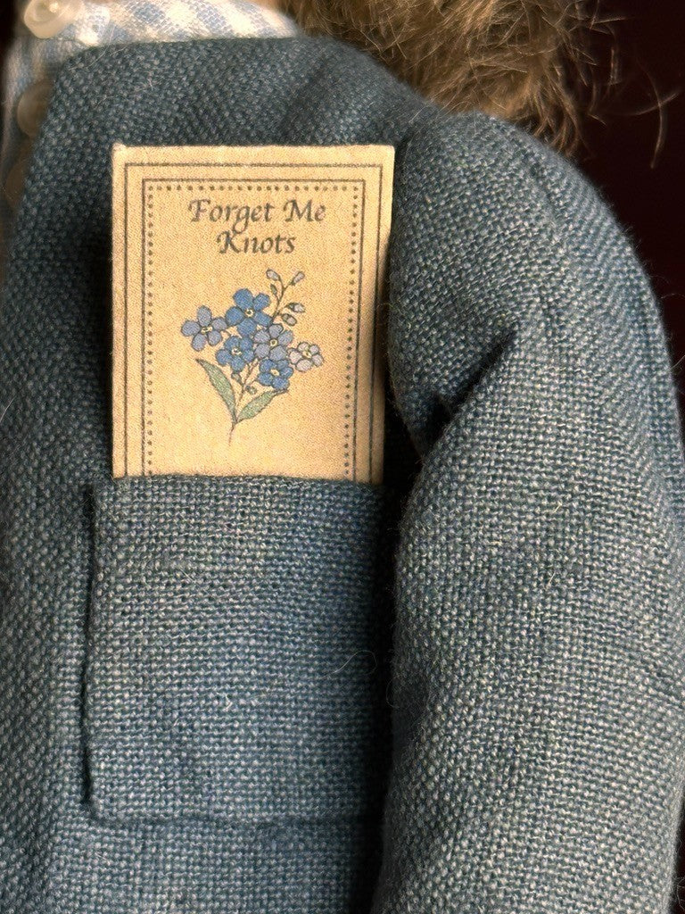 Collectible 9.5” UFDC Gail Wilson Dickon The Secret Garden Papier Mache Doll Tag