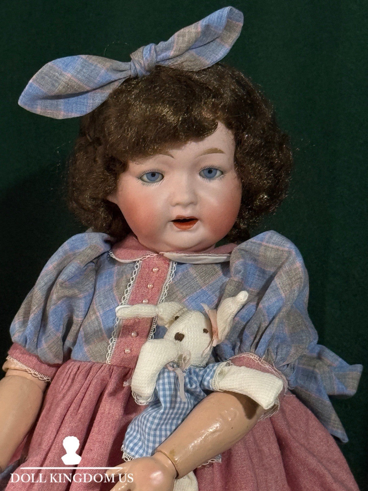 Antique Japan Bisque Head Morimura Brothers 20” Girl Doll