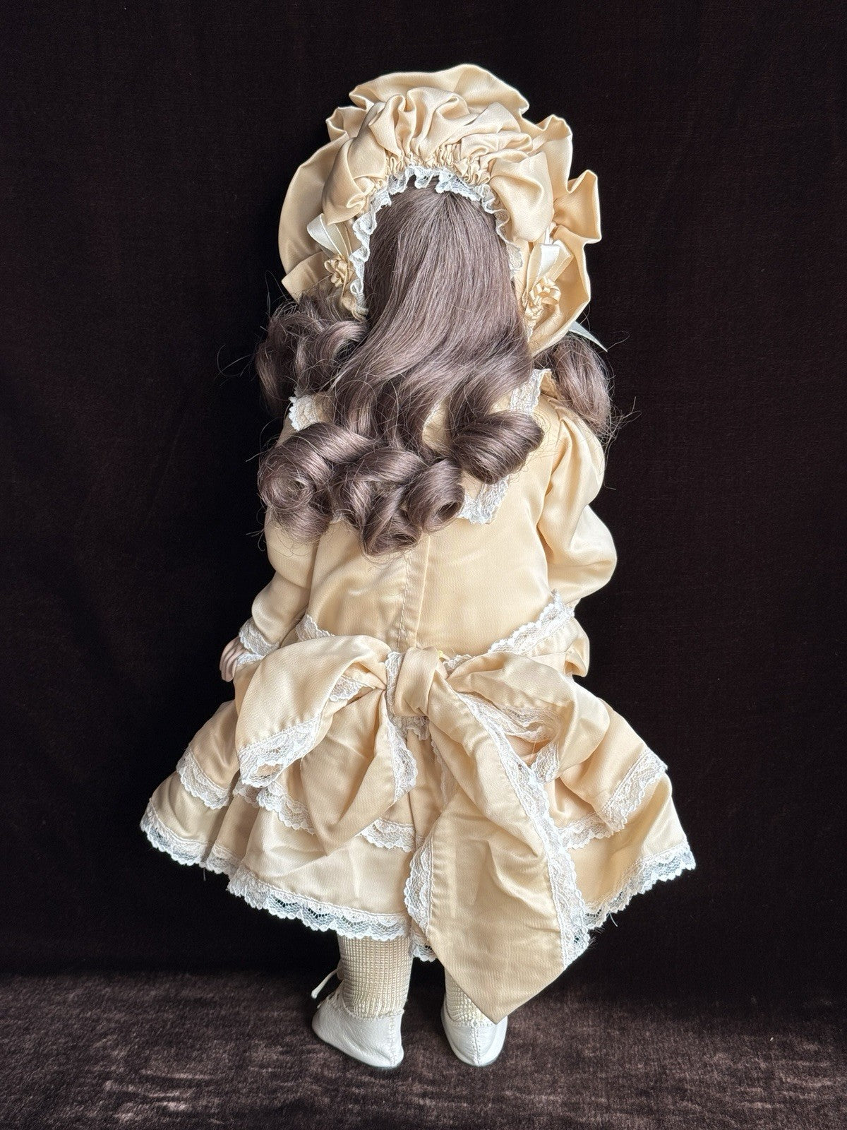 Vintage Lynda & Alan Marx Porcelain 15” Repro of Antique French Thuillier Doll