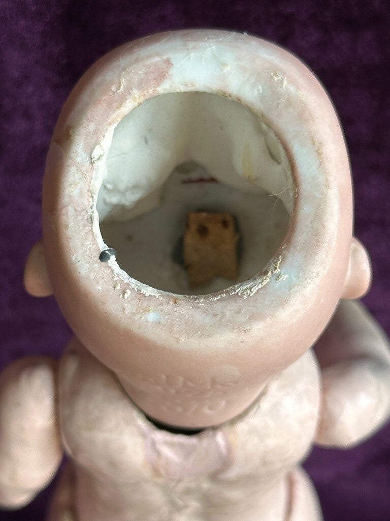 Antique German 9.5” Armand Marseille 975 Bisque Head Toddler Doll