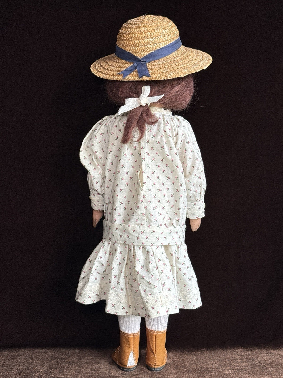 Antique American 20” Schoenhut Wooden Jointed Miss Dolly Doll