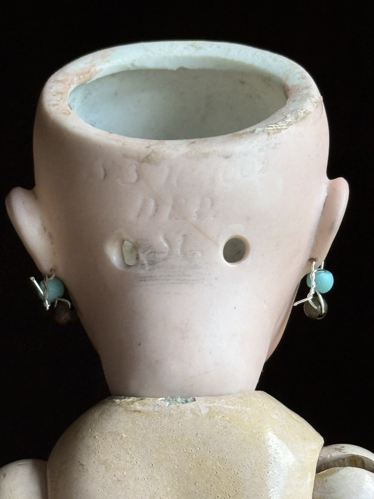 Antique German 10.75” Bleuette Size Simon Halbig Dep Bisque Head Doll