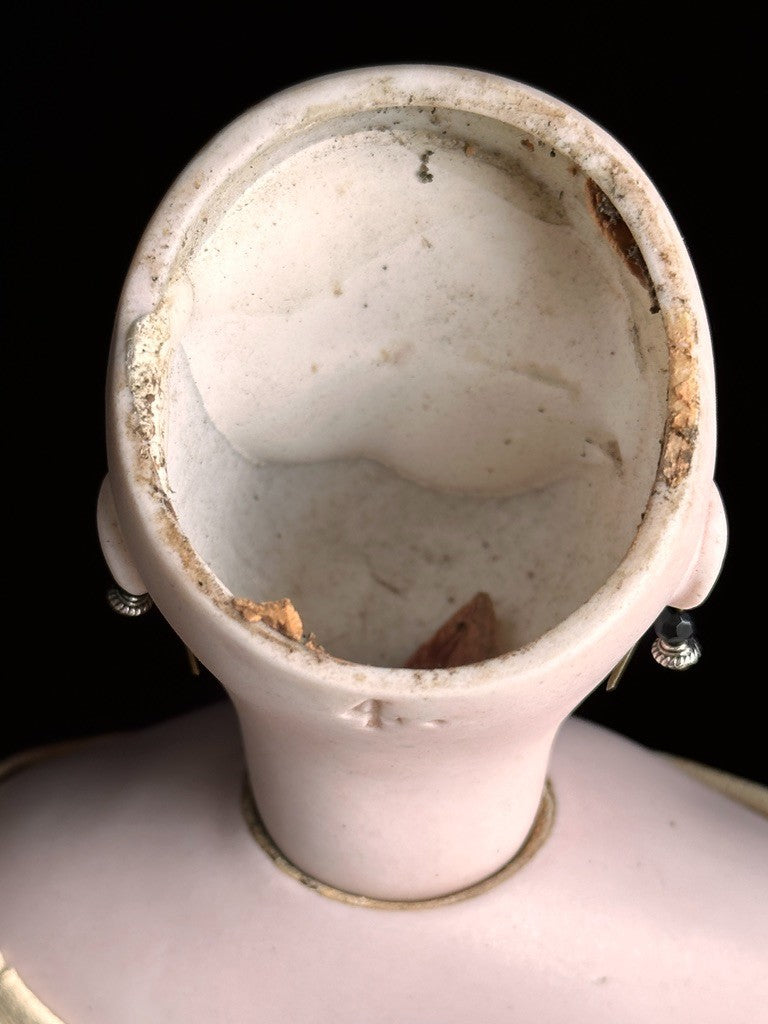 Antique French 18” Francis Gaultier Bisque Head Fashion Bebe Doll with Extras