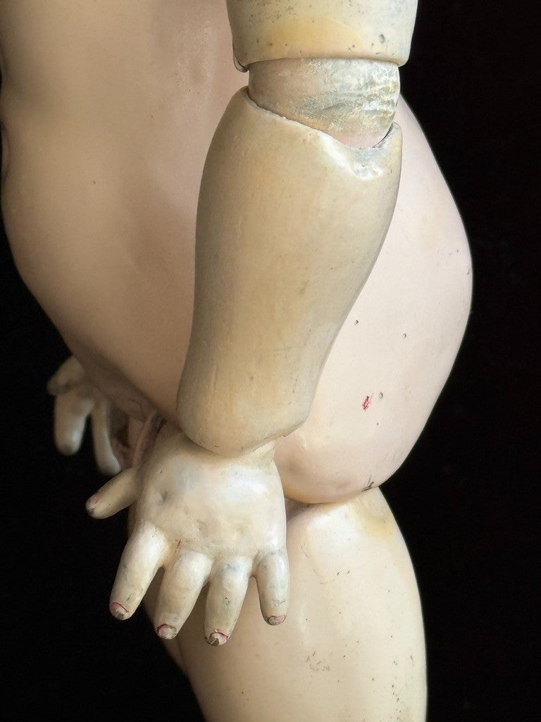 Antique German 16” Gebruder Heubach 10532 Bisque Head Character Doll