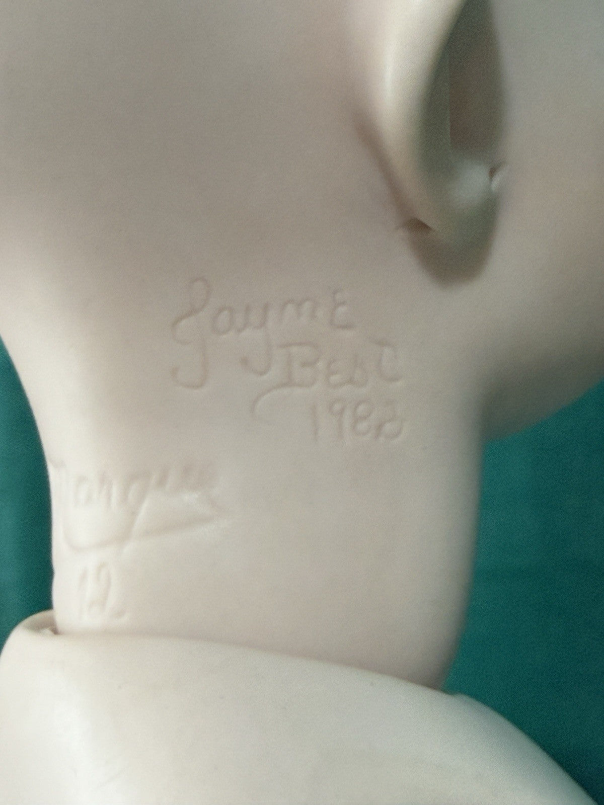 Reproduction of  Antique French Albert Marque All Porcelain 16” Doll