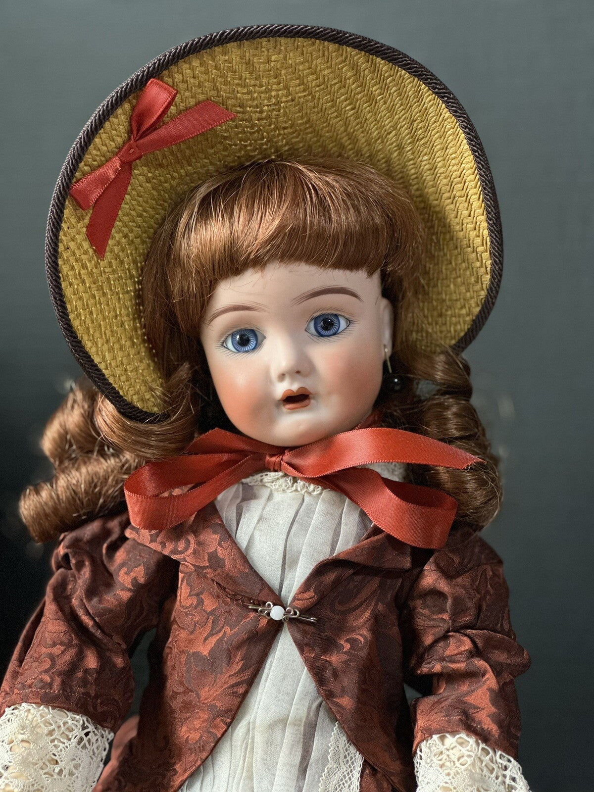 Artist Reproduction Of Sonnenberg Bisque Child Doll 224 by Bahr and Proschild