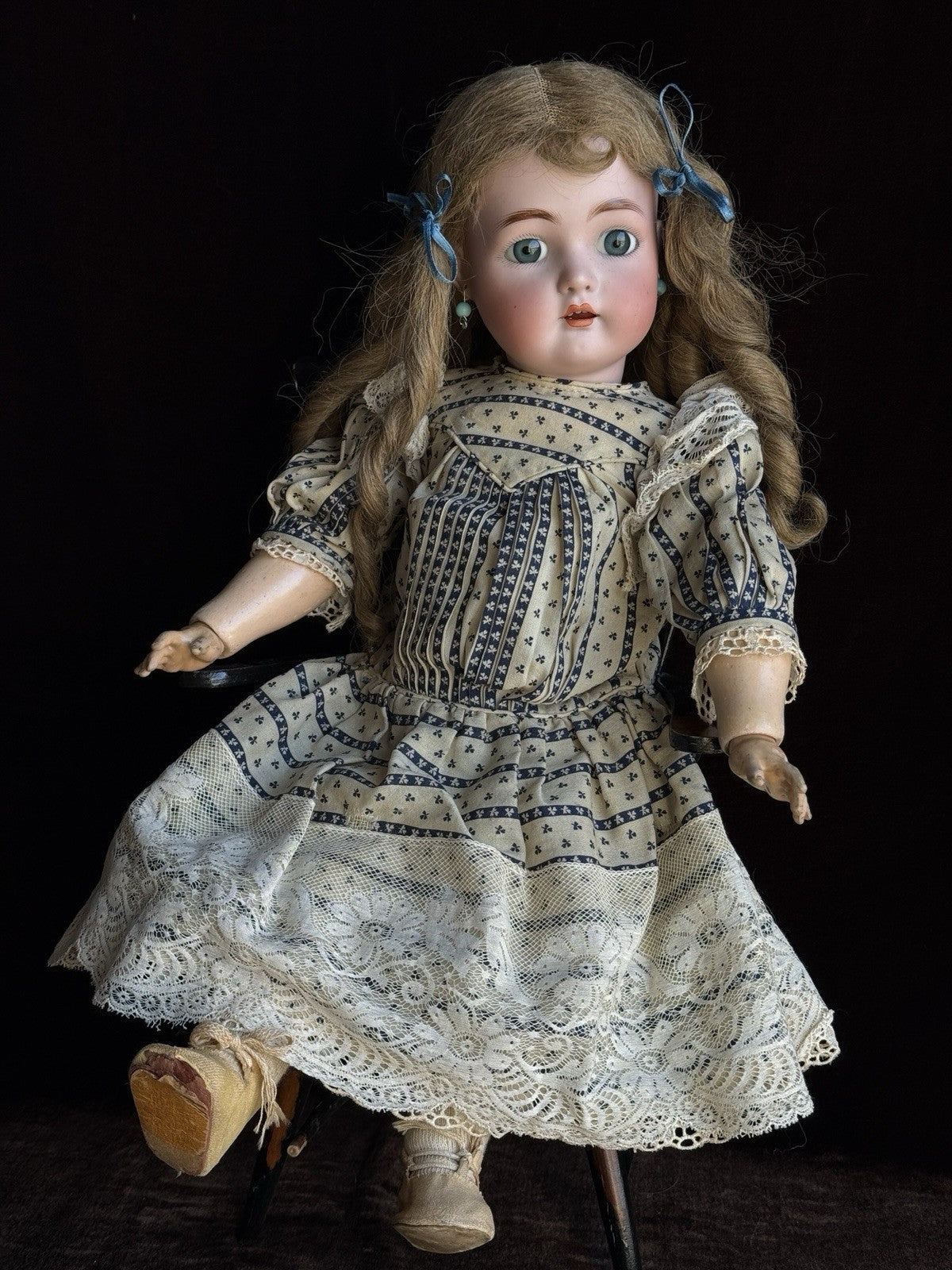 Antique German 19.5” Simon & Halbig Kammer & Reinhardt 53 Bisque Head Doll
