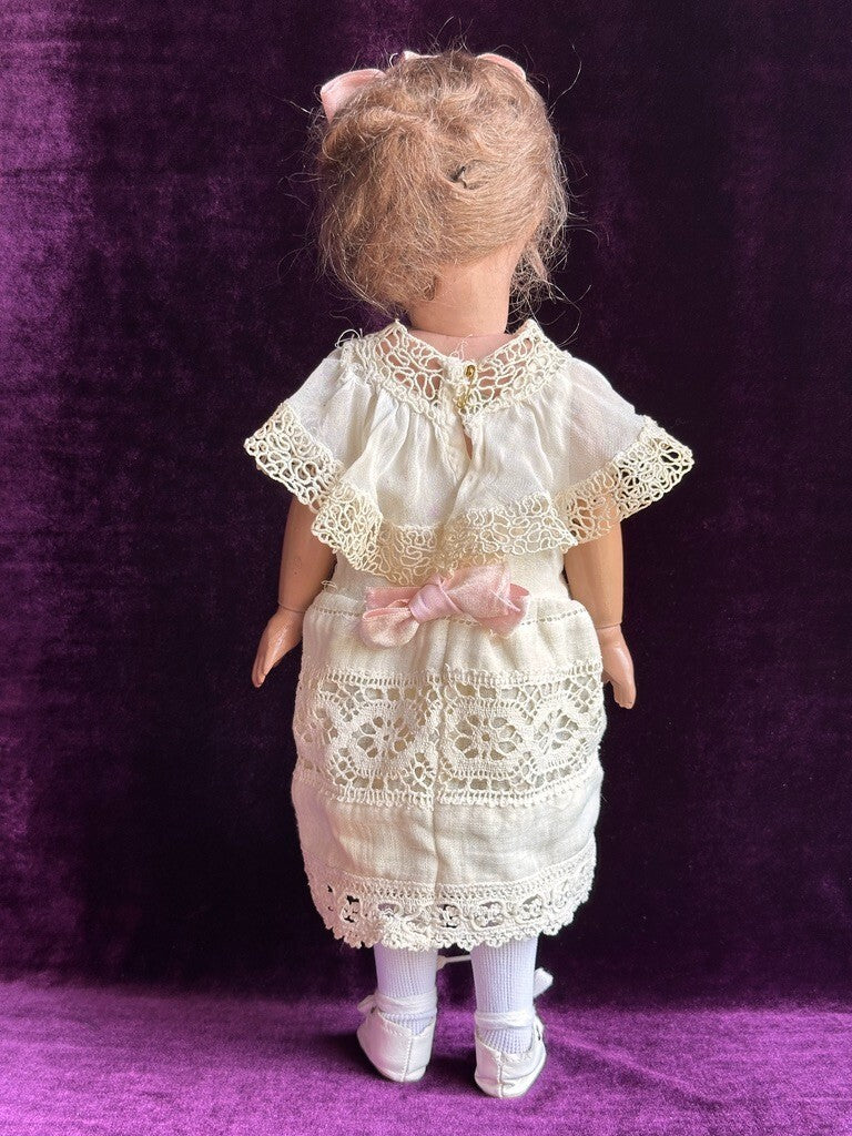 Antique American Schoenhut 16" Miss Dolly Wooden Jointed Doll