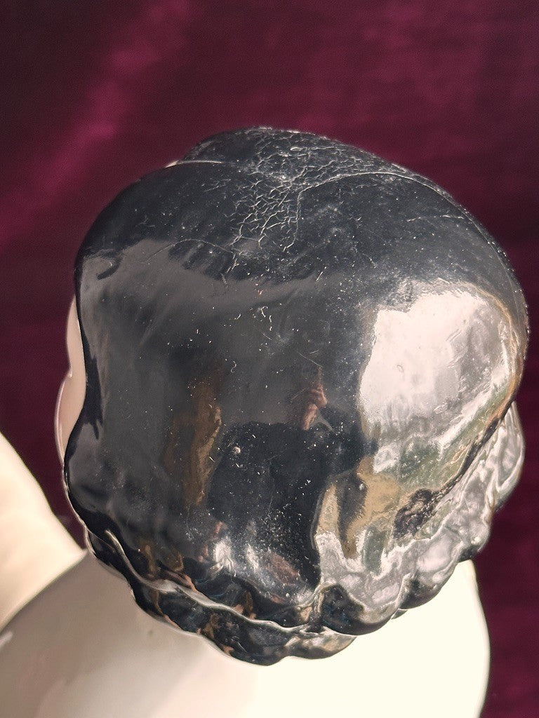 Large Antique German 27” Flat Top Highbrow China Shoulder Head Doll