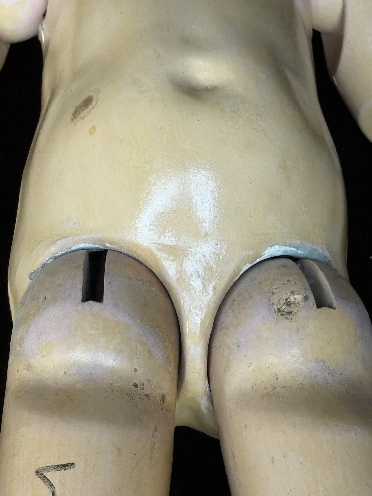 Antique French 21.5” Laternier Limoges Bisque Head Doll