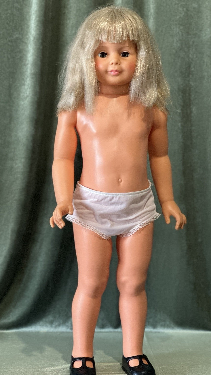 Vintage Ideal G-35 Patti Playpal 35” Walker Doll Blonde Vintage Outfit