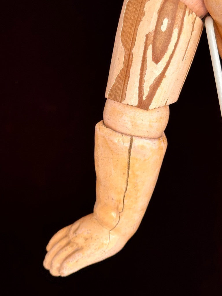 Antique German 20.5” Sonnenberg 117 Belton Type Closed Mouth Bisque Head Doll