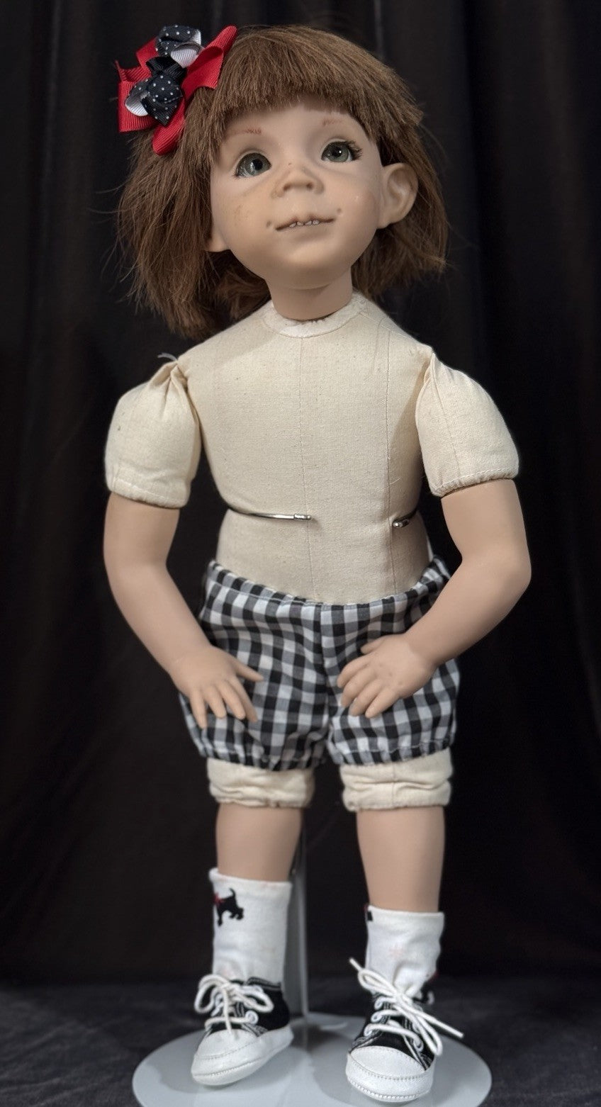 Artist Original German Vinyl 20” Baby Girl Doll By Grossle-Schmidt