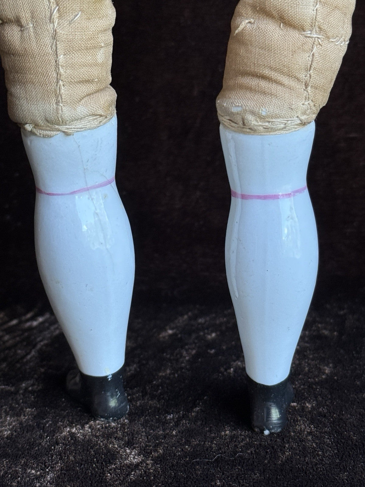 Antique German 16” Flat Top Highbrow China Shoulder Head Doll