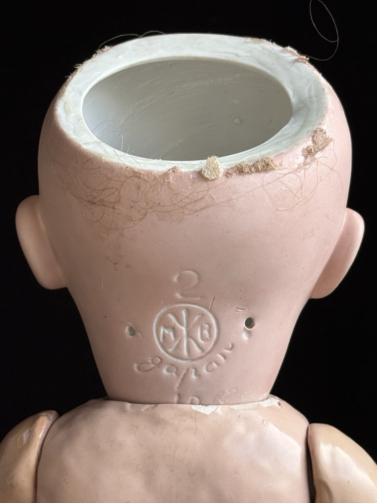 Antique Japan 16” Bisque Head Morimura Brothers Baby Doll
