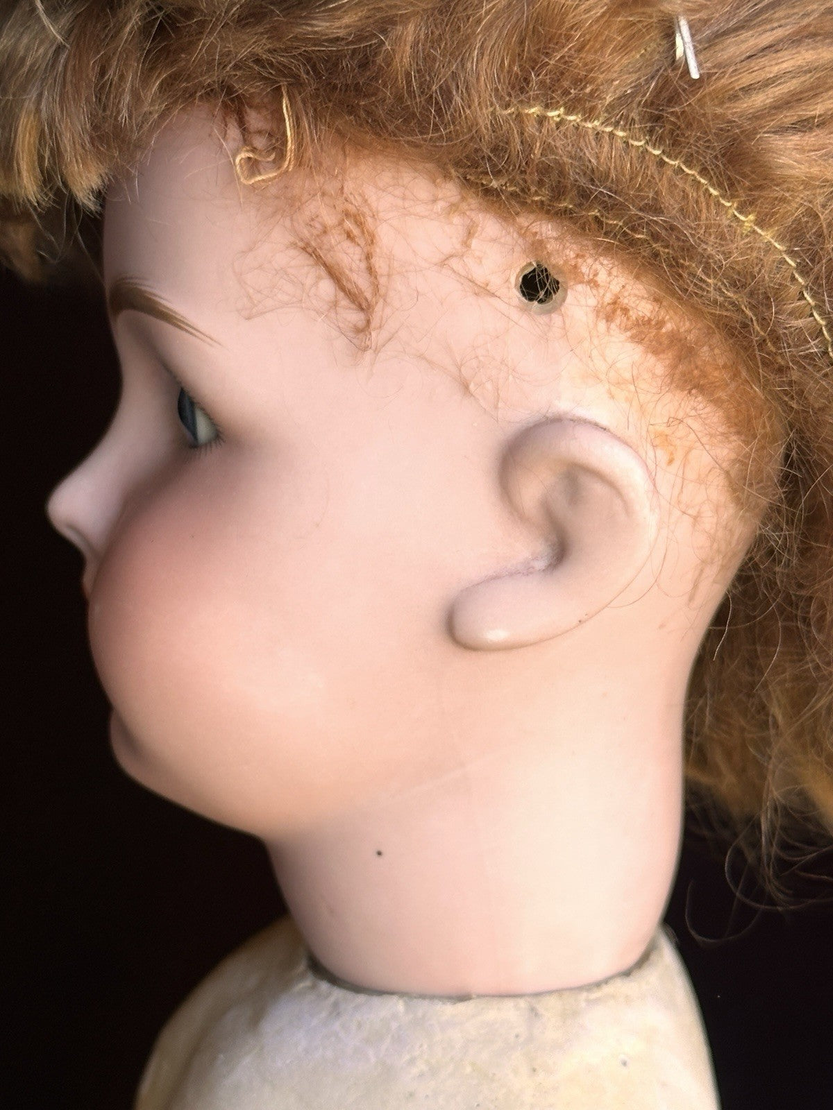 Antique German 23” Gans & Seyfarth Bisque Head Doll