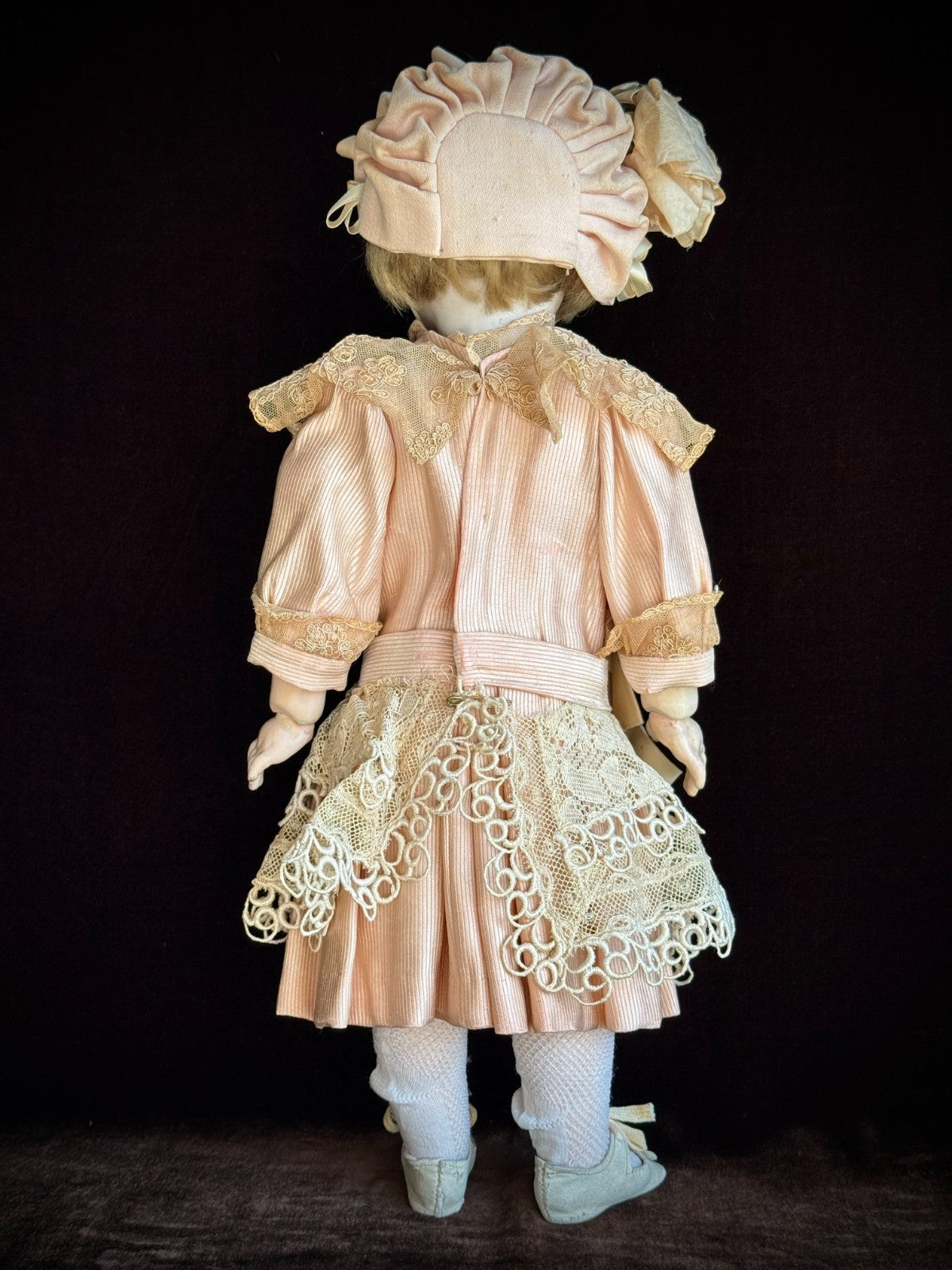Antique German 16” Gebruder Heubach 10532 Bisque Head Character Doll