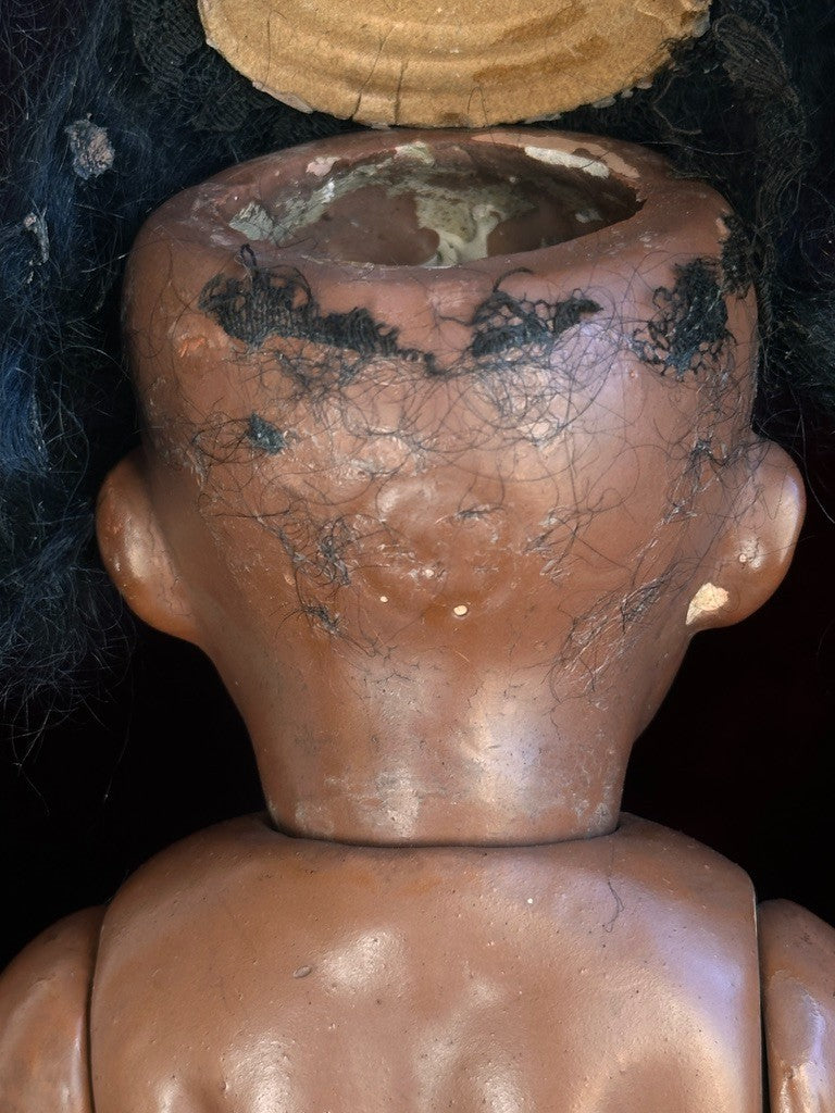 Rare Antique German (?) Koenig Wernicke (?) Dark Complexion Baby Toddler Doll