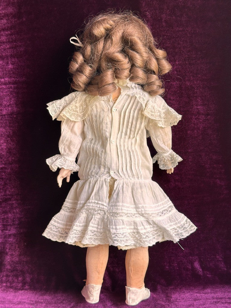 Antique German 22” Kestner 168 Bisque Head Doll Composition Body