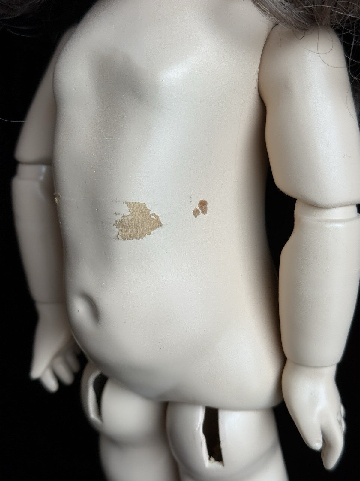 Vintage Lynda & Alan Marx Porcelain 15” Repro of Antique French Thuillier Doll