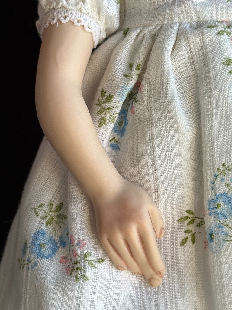 OOAK Collectible 13.5" Kathy Redmond Porcelain Girl Doll