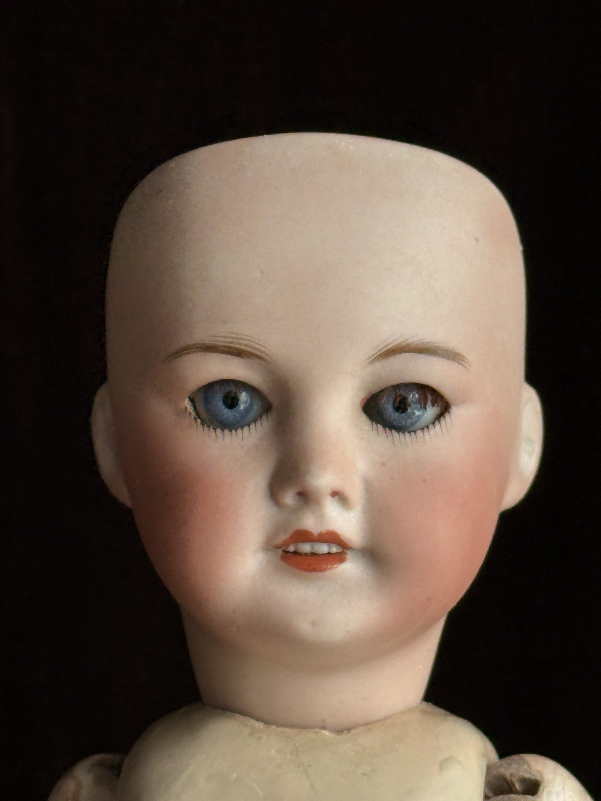 Antique French 13.25” SFBJ (?) Bisque Head Doll