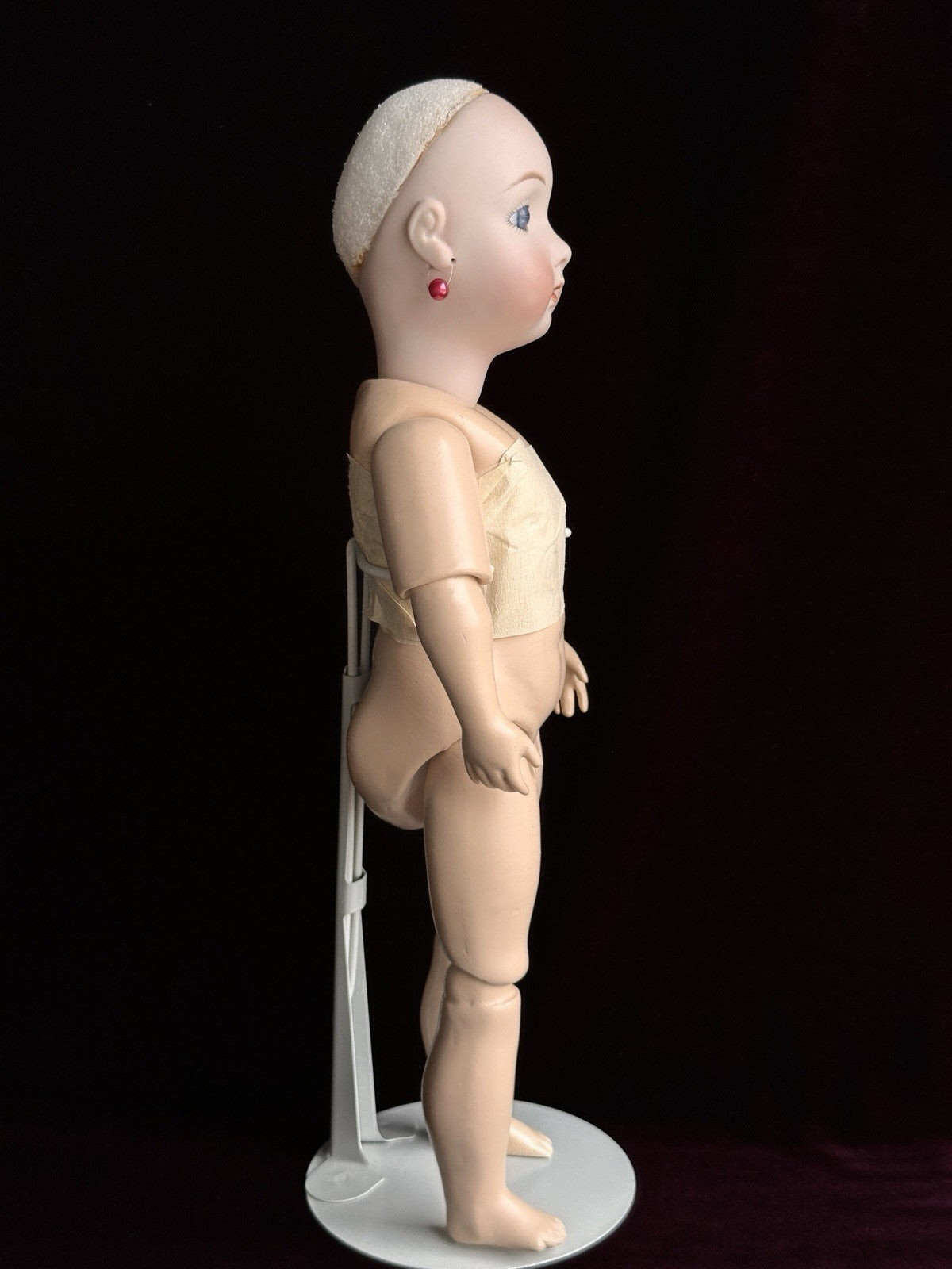 Vintage Lynda Marx Porcelain 15” Reproduction of Antique French Bru Jne Doll