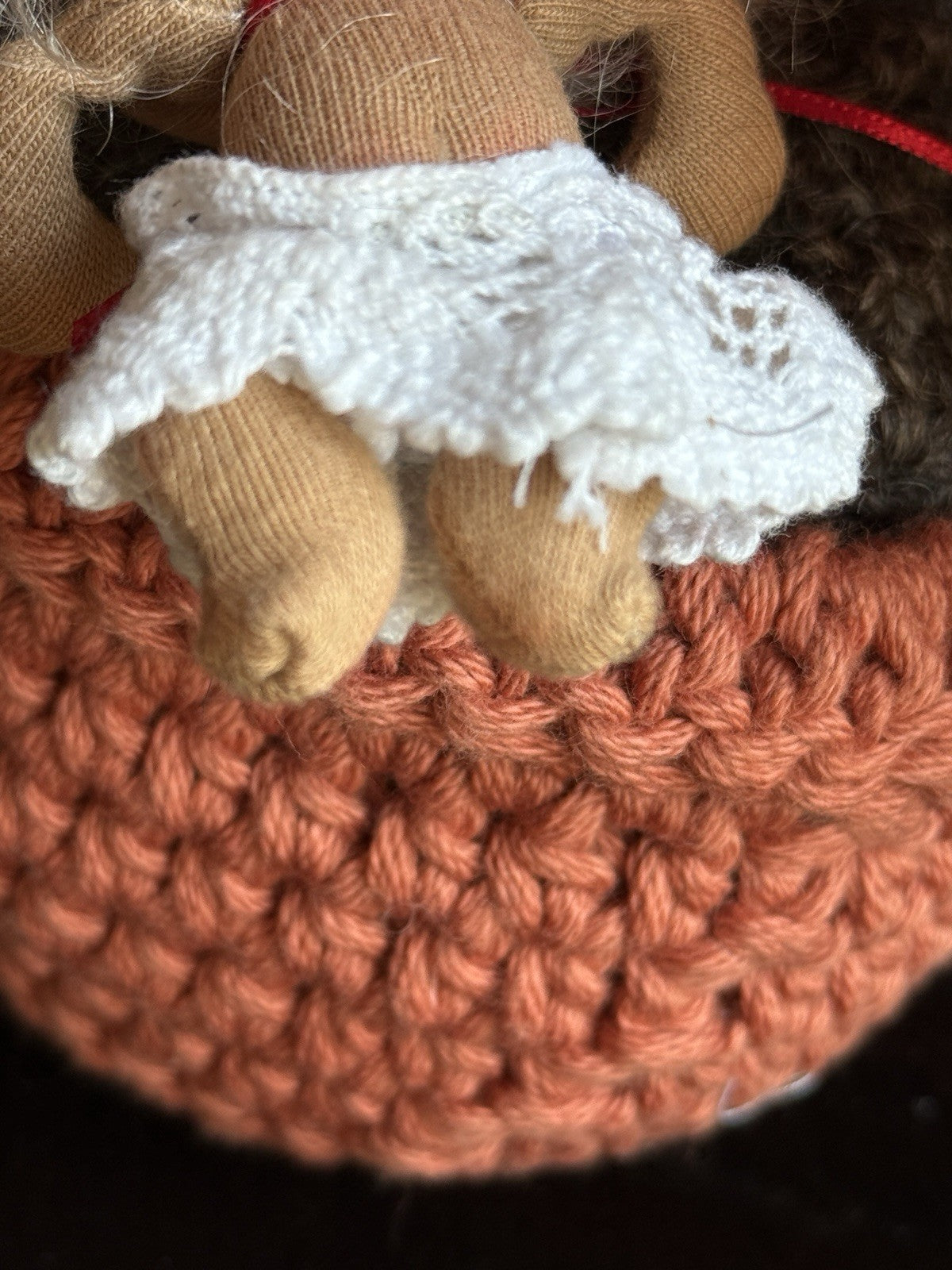 OOAK Miniature Waldorf Style Handmade Cloth Thumbelina Doll