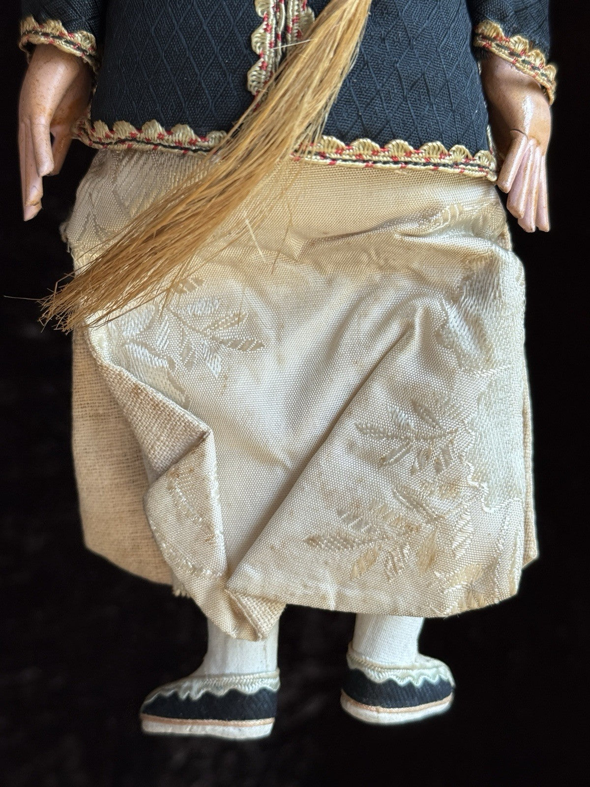 Pair of Vintage 10.5” Chinese Opera Dolls