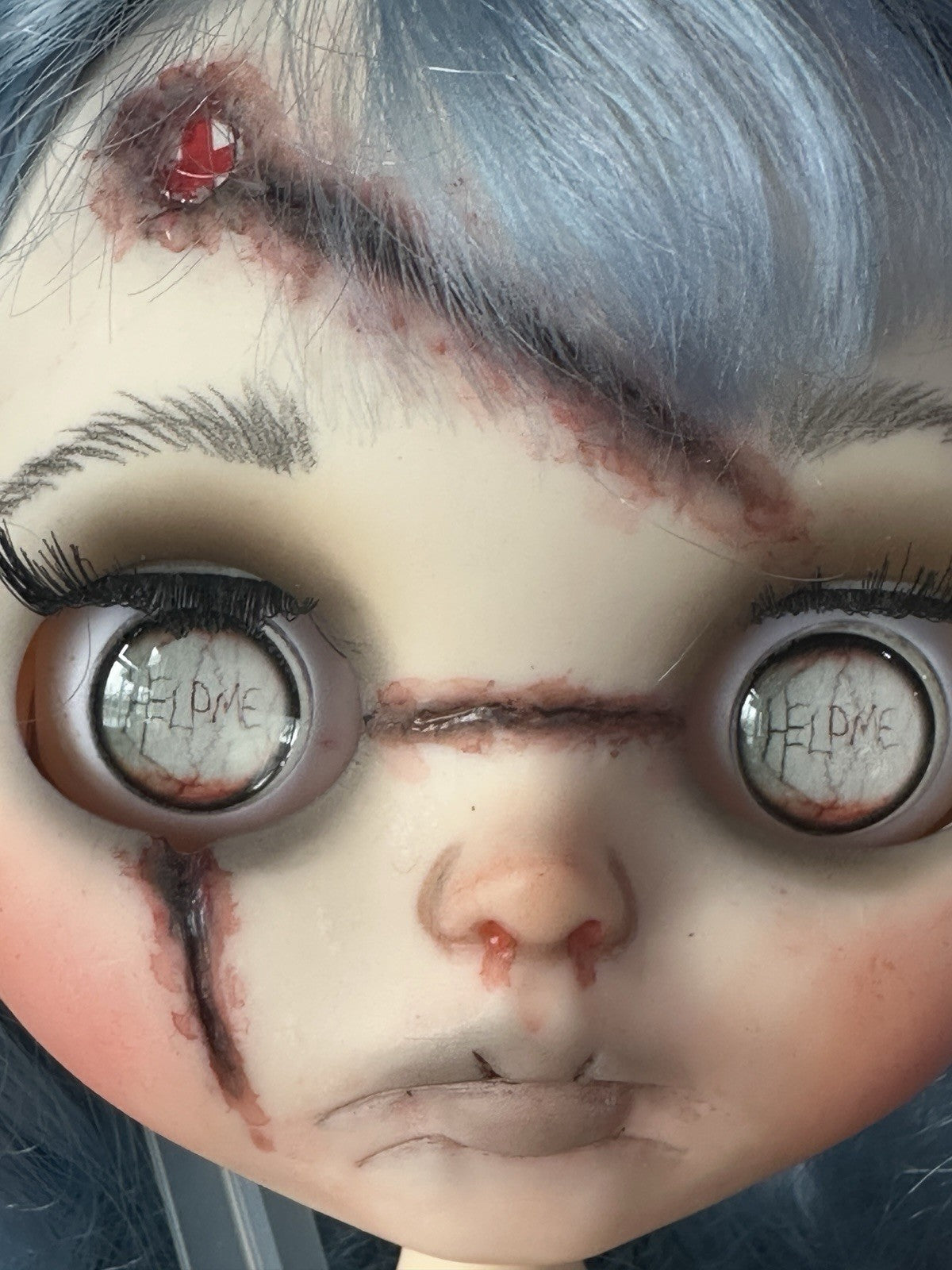 OOAK Custom Blythe 11” Artist BDJ Doll “Beautiful Frankenstein”
