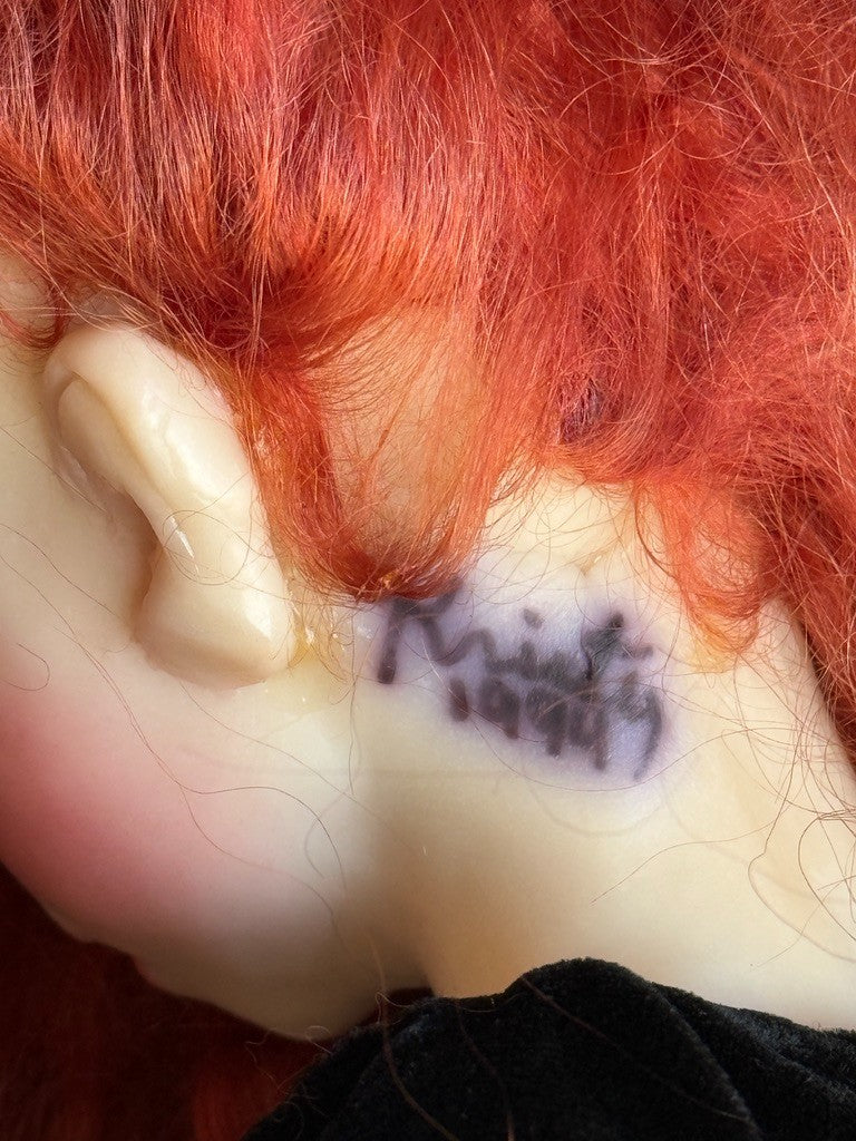 OOAK 25" Polymer Resin (?) Sylvie Doll by Roseweb Originals by Artis Kristy Hall