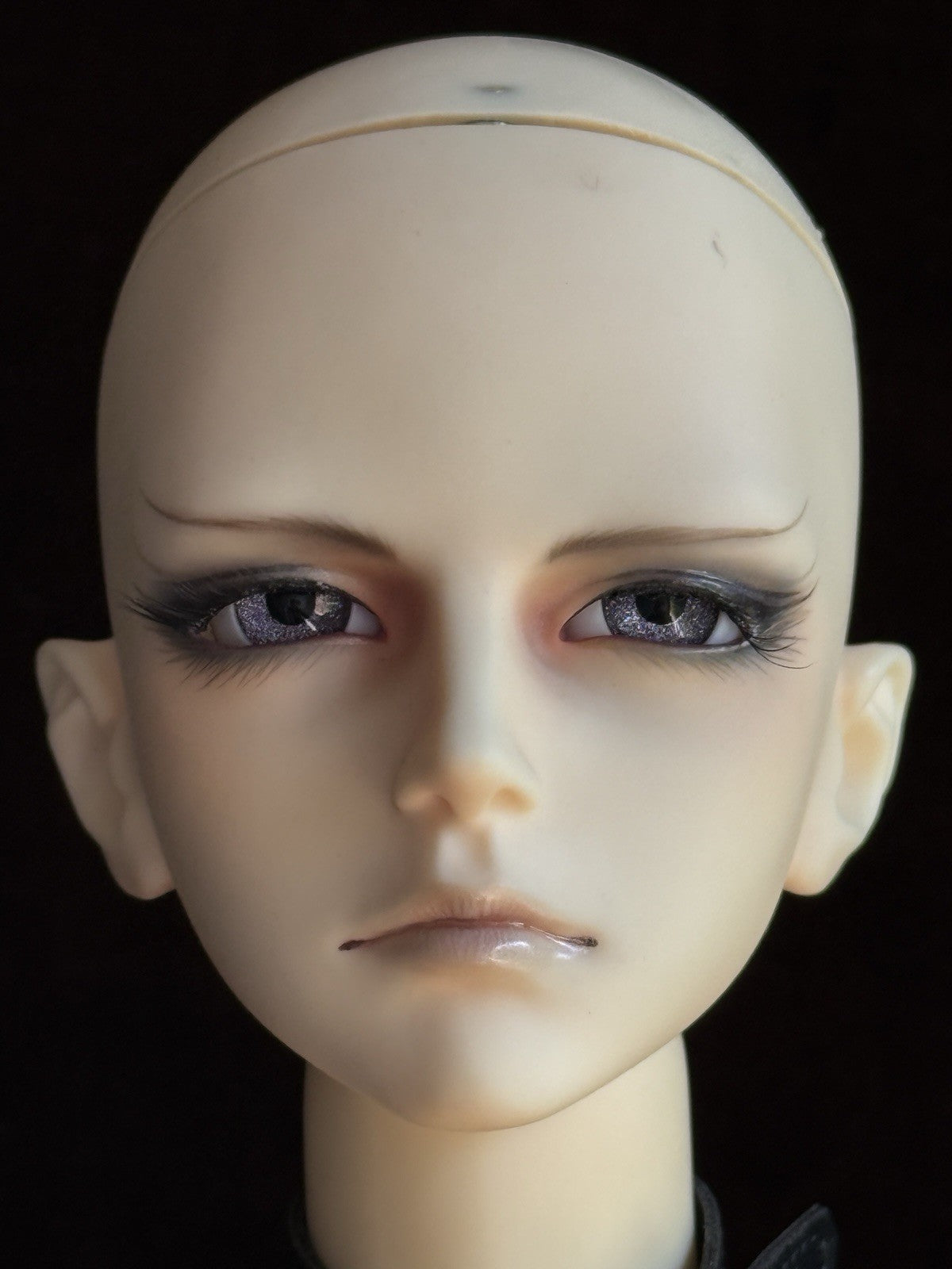 Unidentified Signed Super Dollfie 29" BJD Male Doll Full Set Face-up Dressed