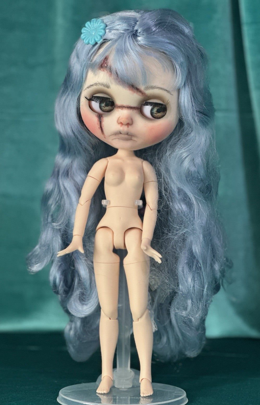OOAK Custom Blythe 11” Artist BDJ Doll “Beautiful Frankenstein”