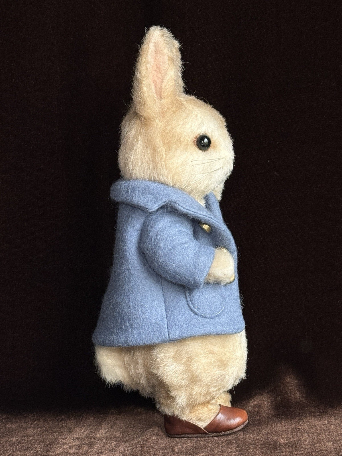 Collectible John Wright 8” Felt Peter Doll Beatrix Potter LE 500 in Box COA