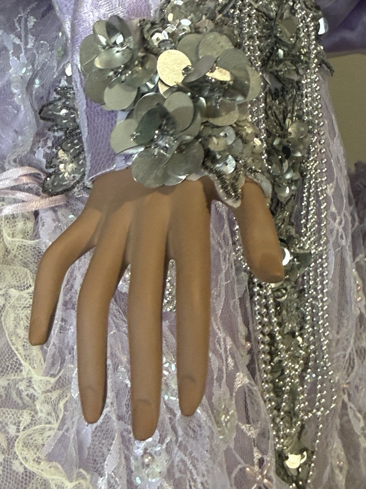 Collectible Large 42” Porcelain Doll “Sterling ” by Rustie LE 1000 COA/Stand/Tag