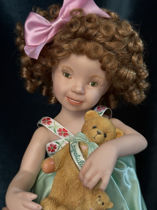 Porcelain 12” Doll “Michelle” By Dianna Effner Expressions Molds