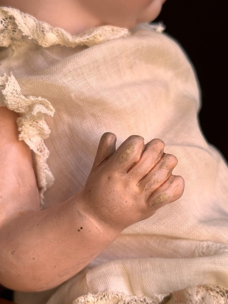 Rare Antique German 11” Bahr & Proschild 604 Bisque Head Baby Doll