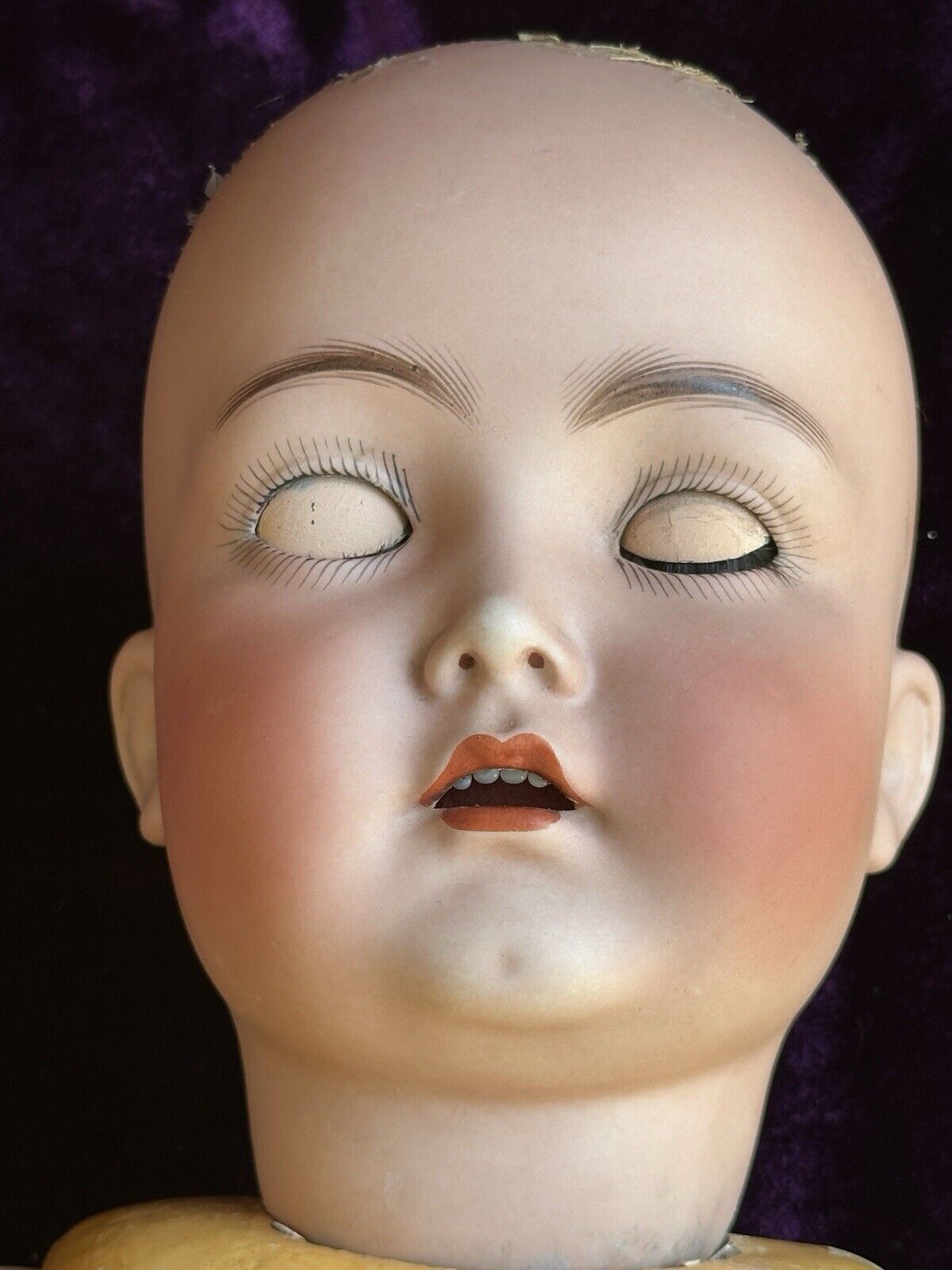 Antique German 29” Halbig Reinhardt 117 n Mein Liebling Flirty Eyes Bisque Doll