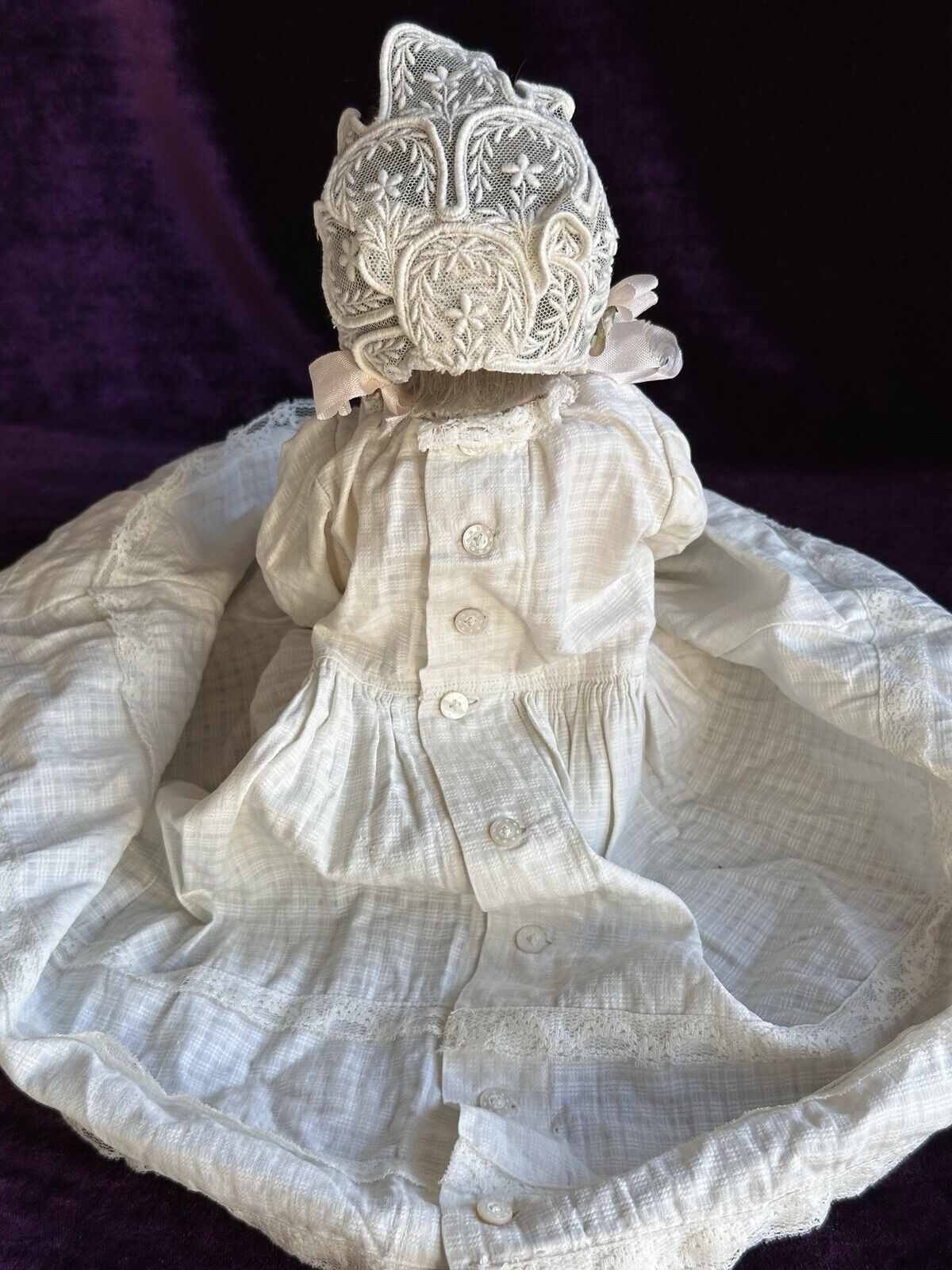 Rare Antique German 11.5” Kley Hahn 160 Open/Closed Mouth Bisque Head Baby Doll