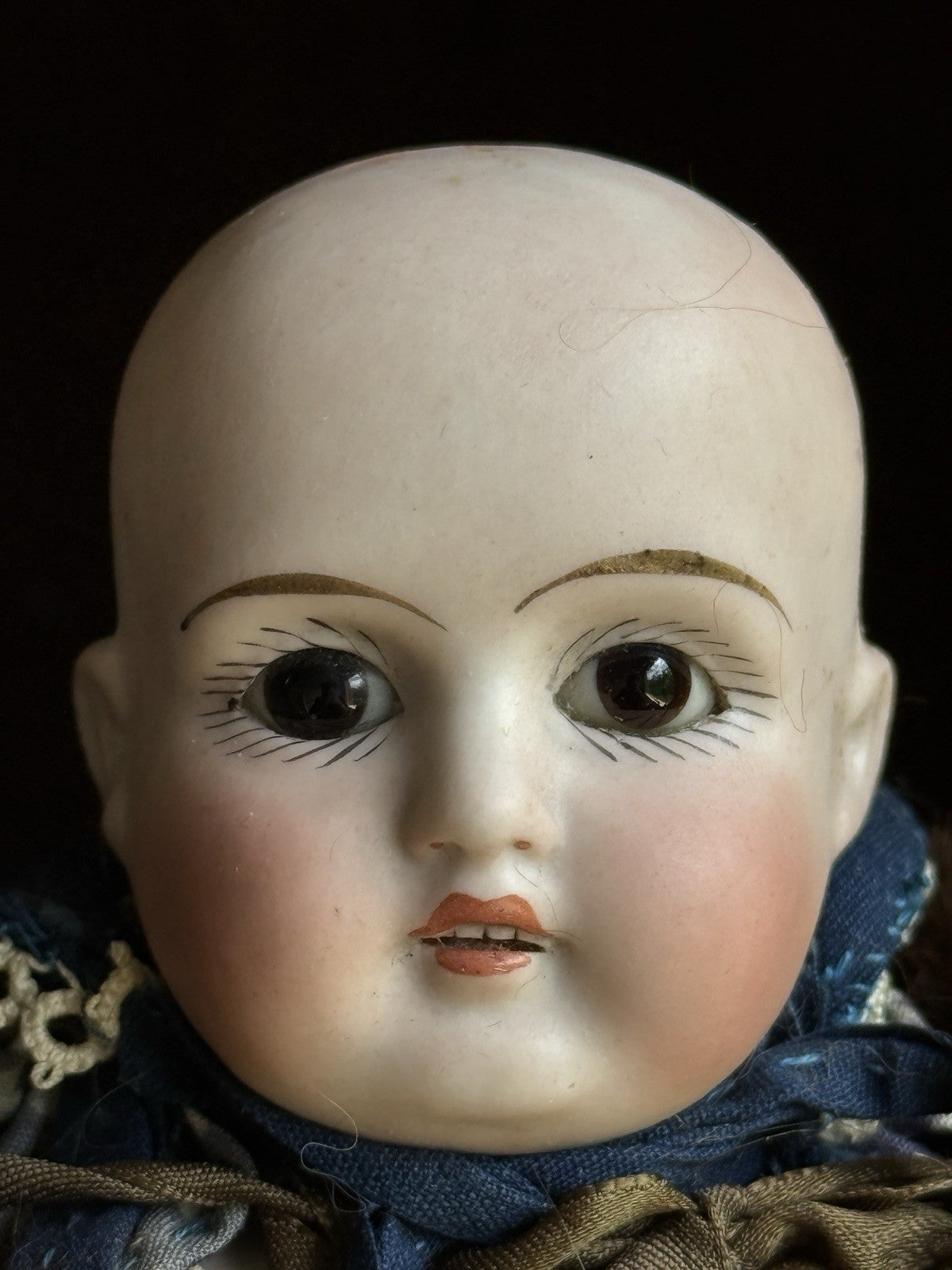 Antique German 11.5” Kestner 154 Bisque Shoulder Head Doll