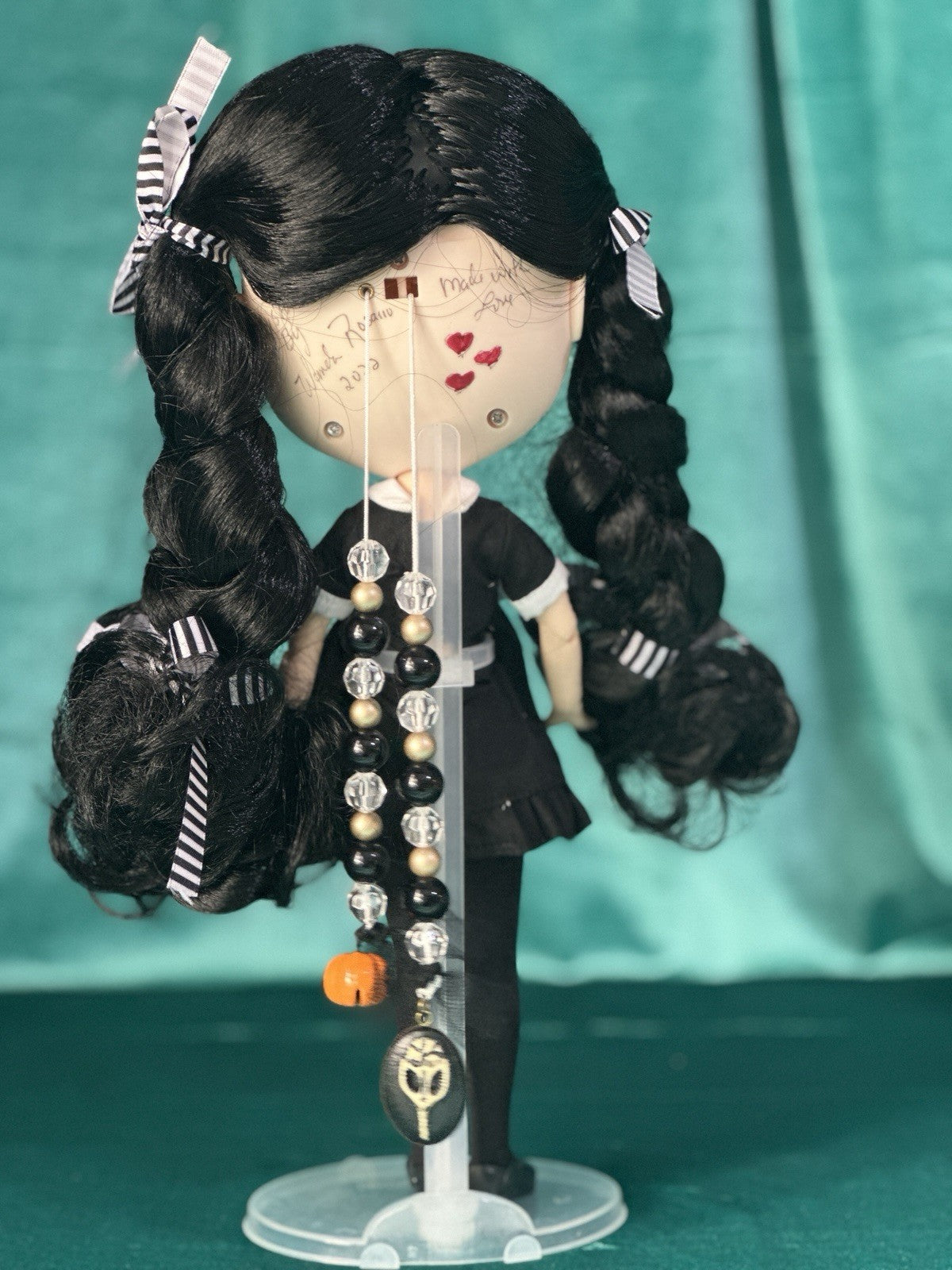 OOAK Custom Blythe 11” Artist BDJ Doll “Wednesday”