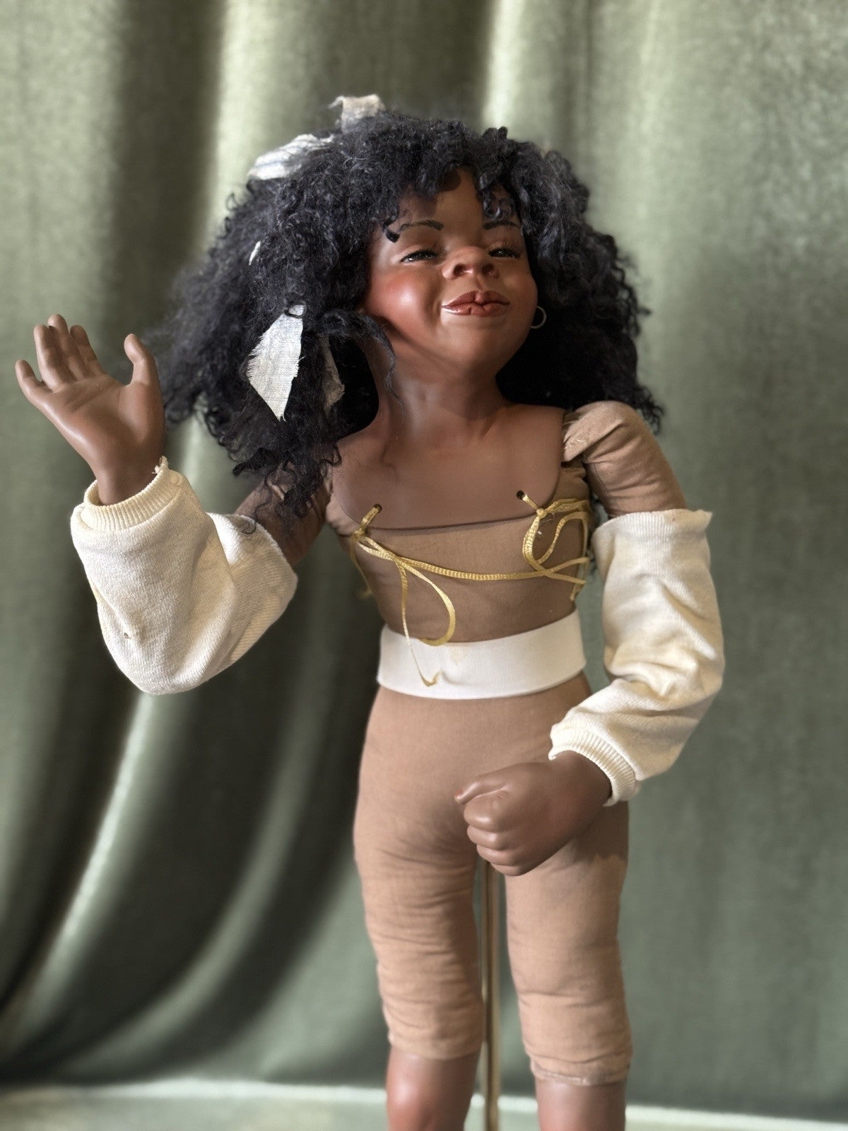 Reproduction Of “Lucinda ” by Mary Van Osdell Porcelain 24” Doll