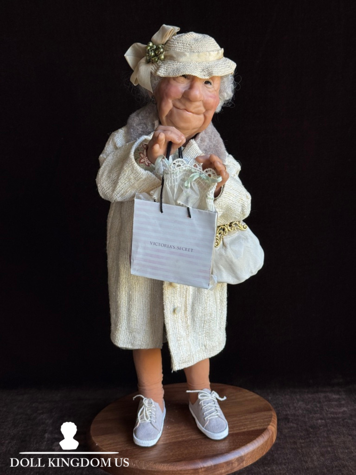 NIADA Artist Annie Wahl Rosie Moser's Victoria Secret Original Doll Mixed Media