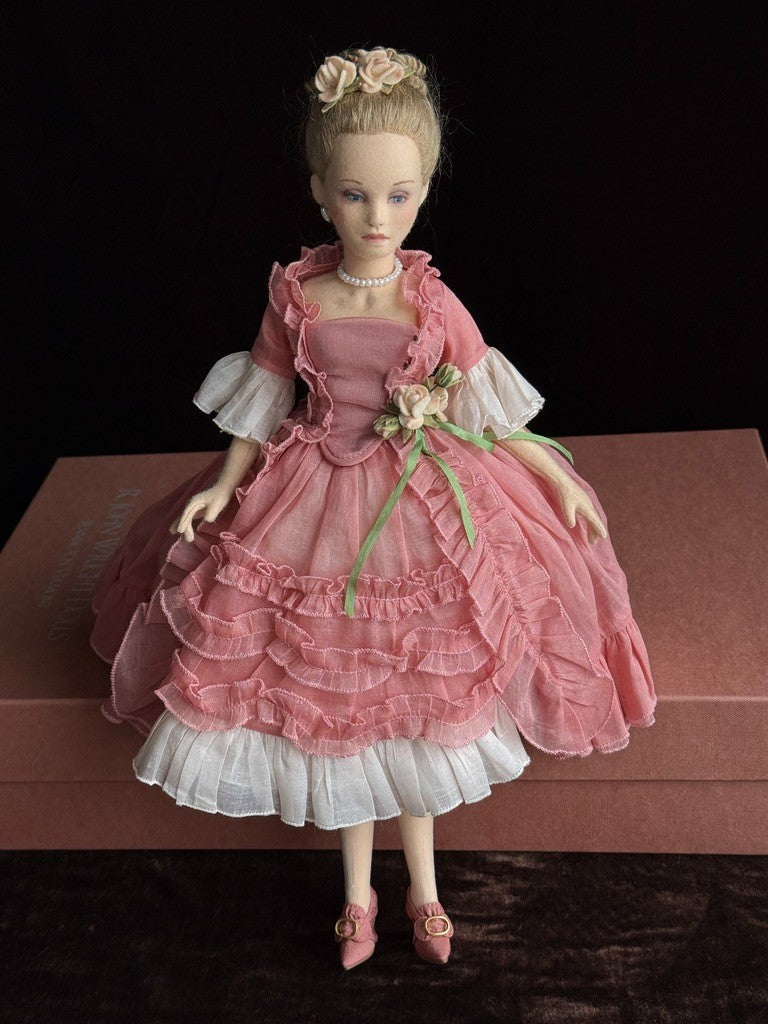 Collectible John Wright Columbine 15" Cloth Felt Doll LE 300 in Box