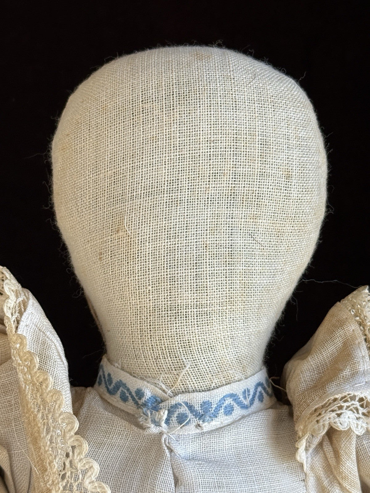 Antique American 13.5" Bruckner Babyland Lithograph Rag Doll