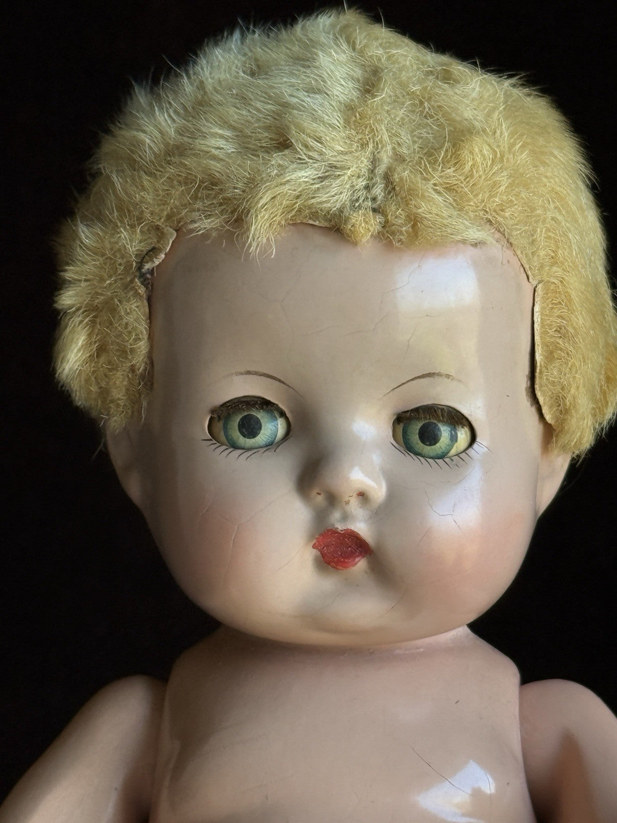 Vintage American 9” Effanbee Patsy Babyette Composition Doll