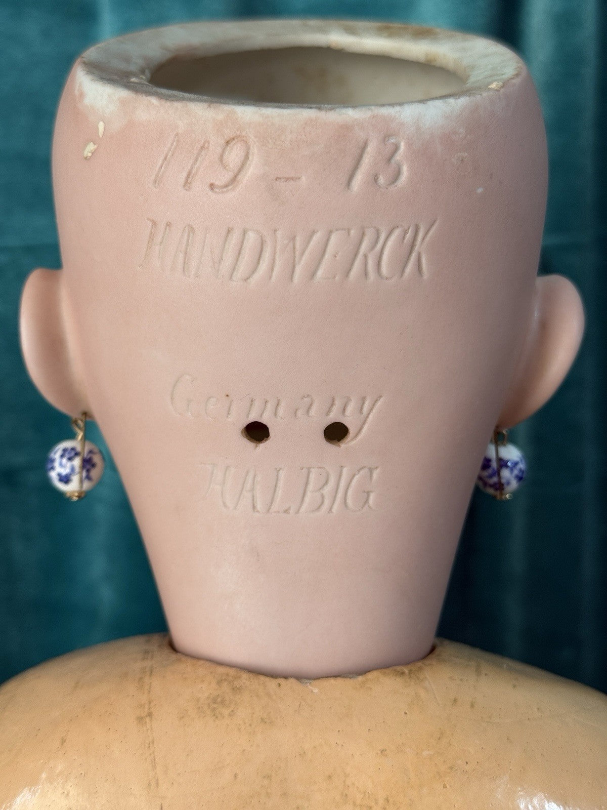 Antique German Simon Halbig  Handwerck Mold 119 Bisque Head 27” Doll